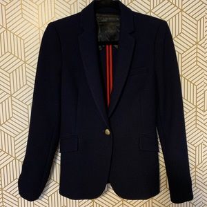 Zara Navy Blazer with Gold buttons